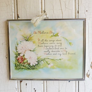 Mom I Love You Vintage Mom Plaque Mother Poem Wall Hanging Etsy France Mom I Love You Vintage Mom Plaque Mother Poem Wall Hanging Etsy France