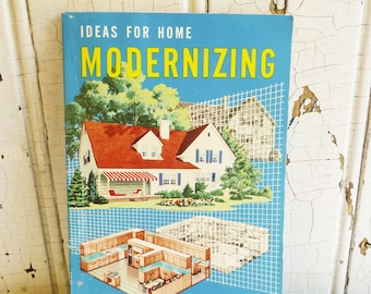 Vintage 1953 Ideas for Home Modernizing - 1950s Equitable Life Advertising Booklet - Mid-Century Home Improvement Ideas - Great Pictures