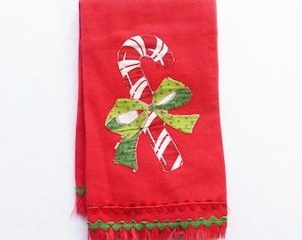 ミュージカル　ダンシング　ハッピーサンタ　1960年代　［希少 ヴィンテージ] 1960年代のフロック加工の踊るサンタクロース - 9インチのハッピー