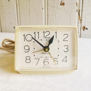 1970s Westclox Bold II Electric Alarm Clock - Works Well - Retro