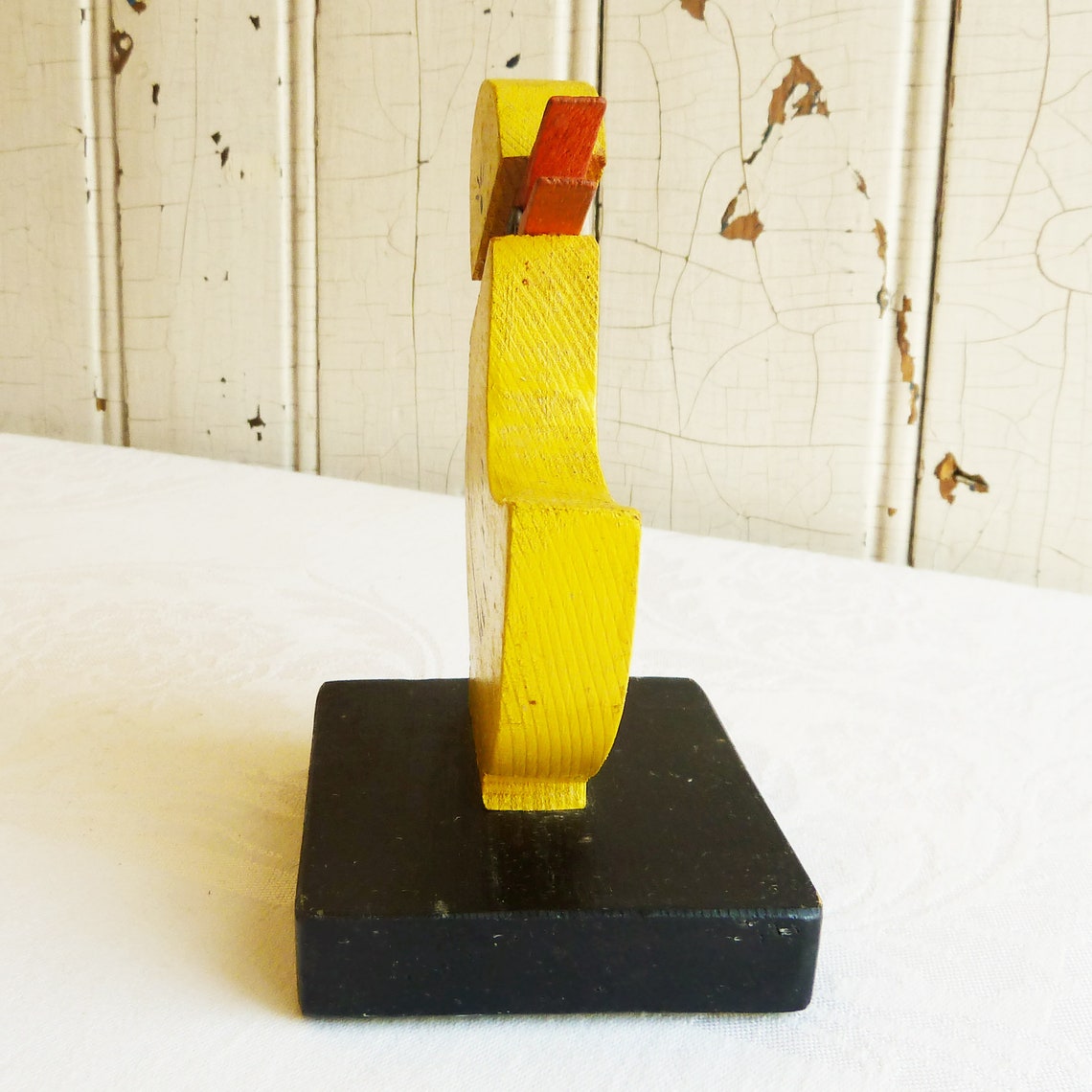 Vintage Chick with Clothespin Beak Recipe Card or Photo Holder Etsy