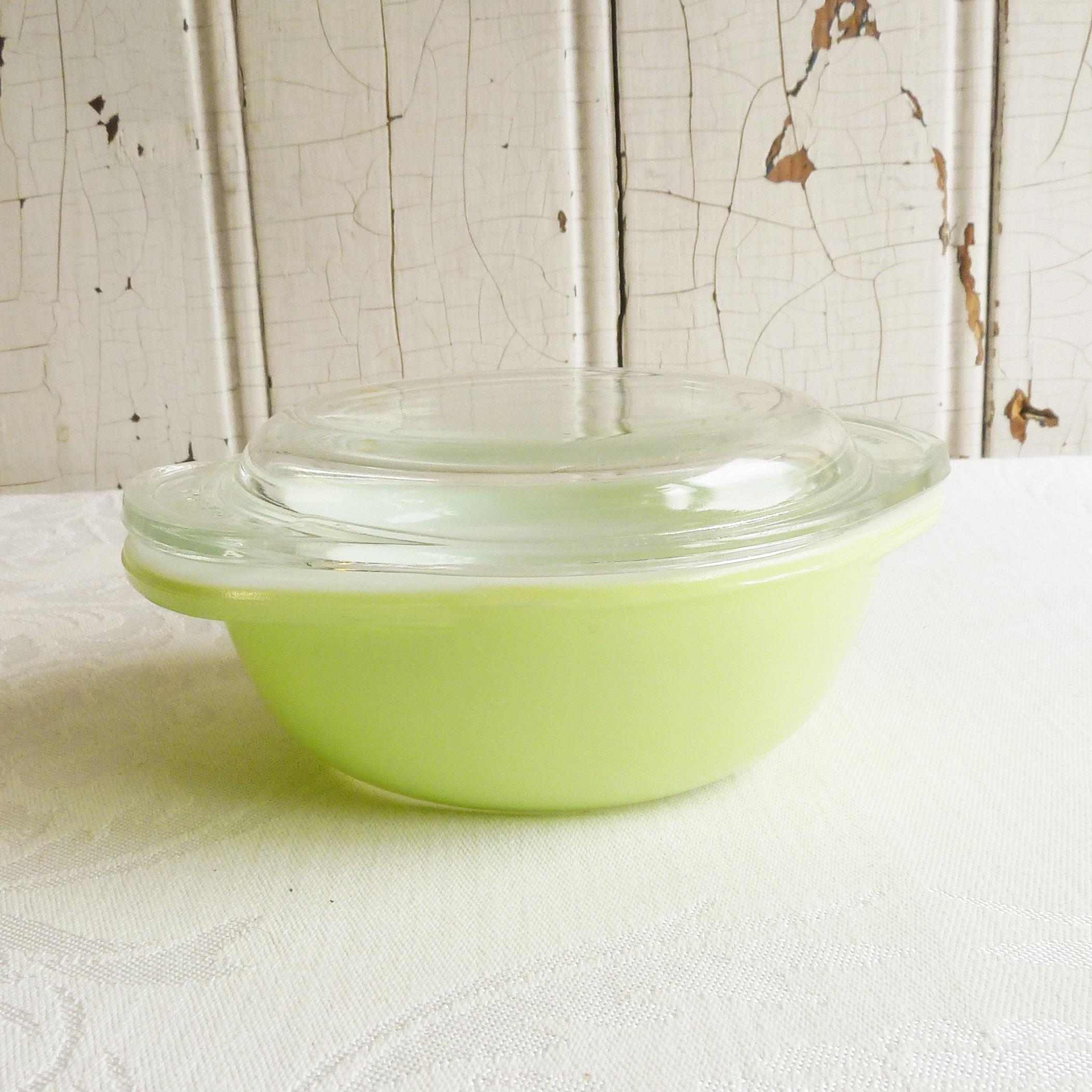 Lime Green Pyrex Pyrex Quart Round Casserole Dish Vintage Pyrex