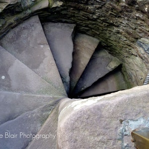 To the Dungeon at Urquhart Castle in Scotland print image 1