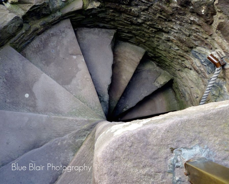 To the Dungeon at Urquhart Castle in Scotland print image 1