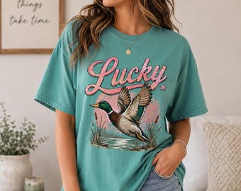 Lucky duck graphic tee