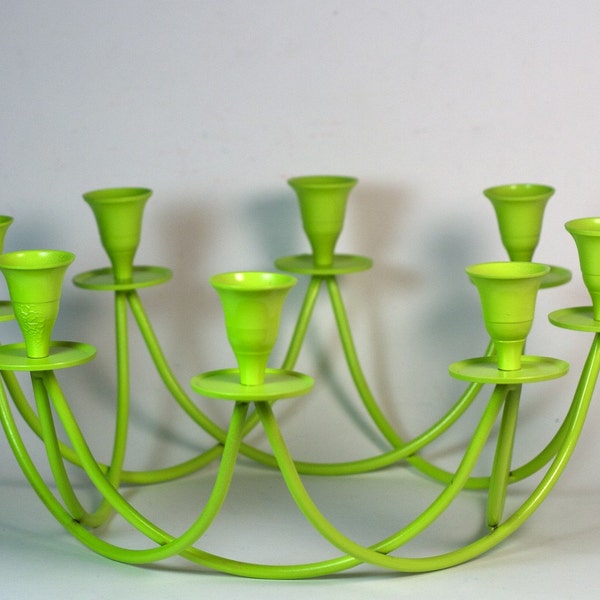 Fabulous Lime Green Circular Candle Holder