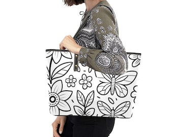 Damen Leder Tragetasche