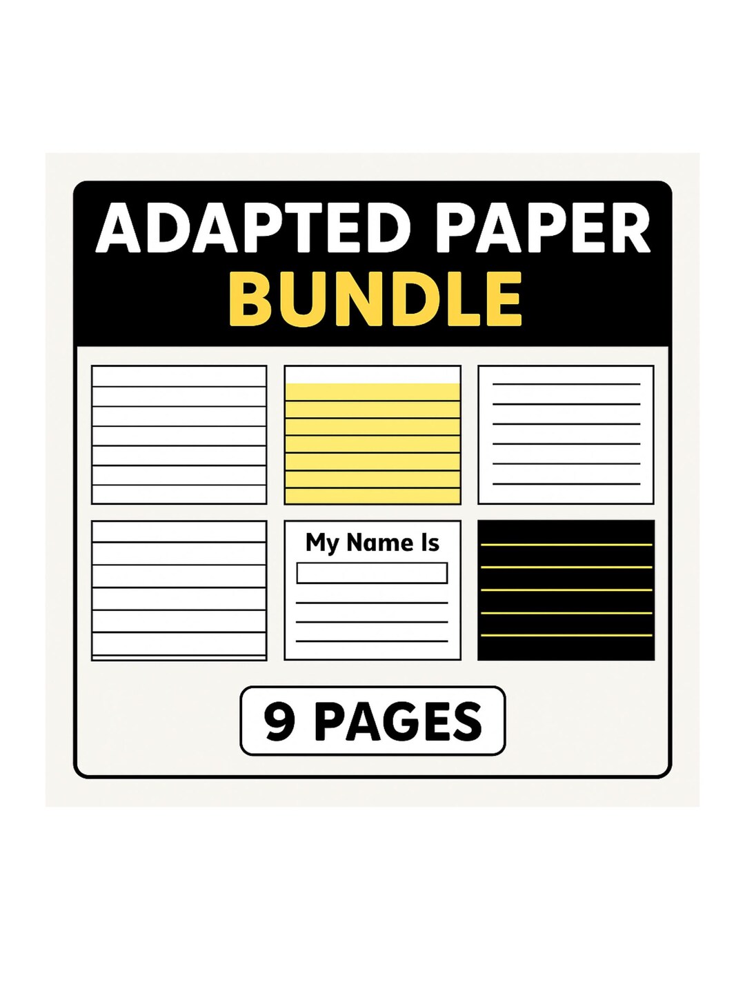 Adapted Paper Bundle - Etsy