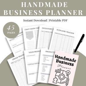 Business Planner Printable, Small Business Planner Printable, Home Business Planner, Printable Business Plan, Business Organizer,