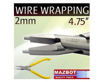 Mazbot Pro 2MM Wire WRAPPING Pliers Beading Jewelry Making Tool Stainless MWP20