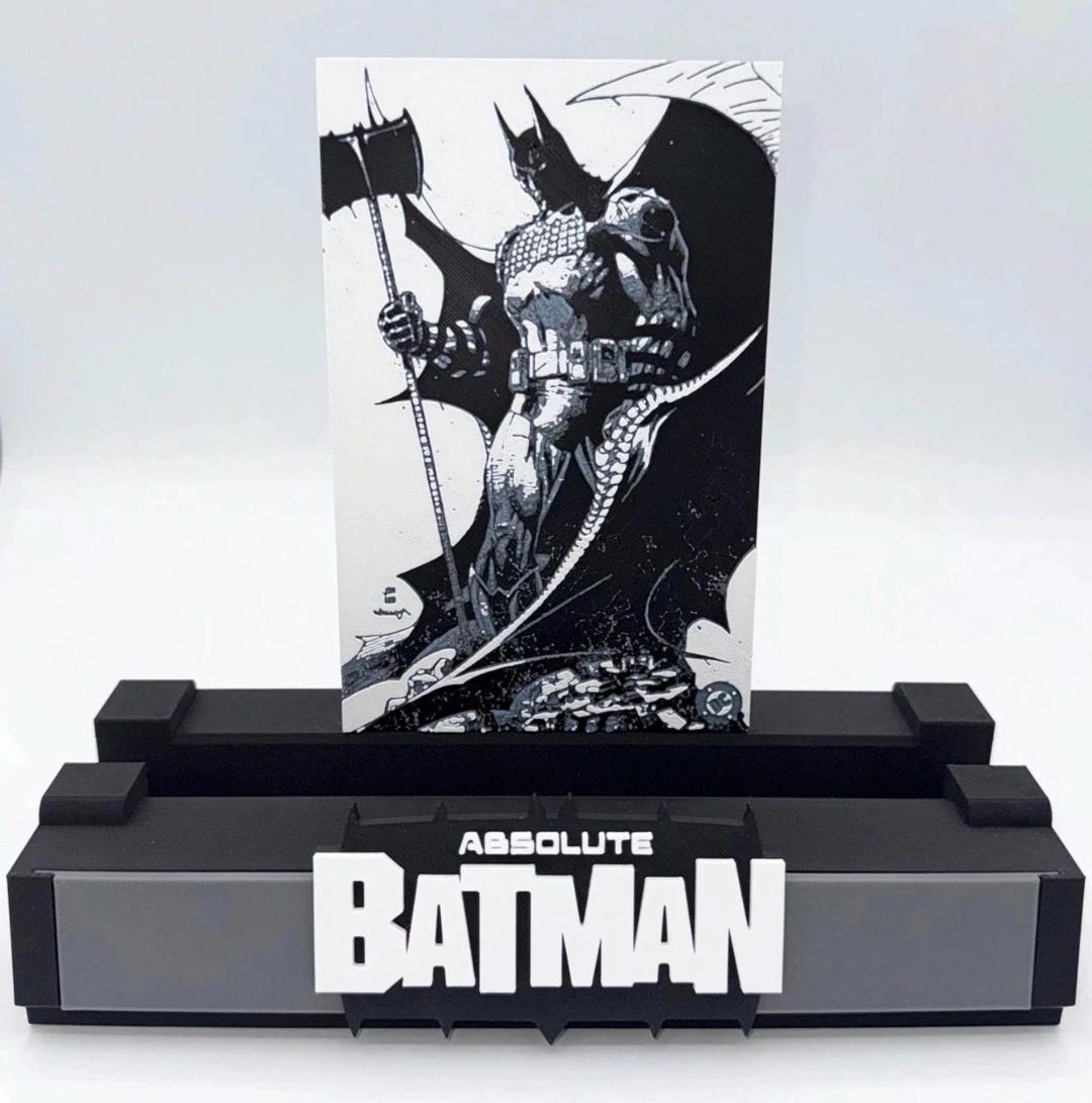 Absolute Batman DC Comic Book Display Stand for Graded Slabs, 3D ...
