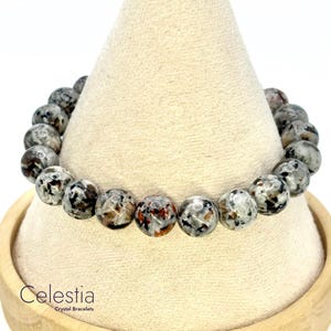 Yooperlite Beaded Bracelet - Natural Stone Crystal Stacking Jewellery