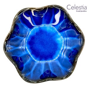 Hand-Blown Ceramic Incense Trinket Bowl | Artisan Glazed Pottery Dish