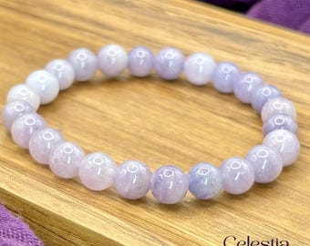 Celestite Bracelet | Natural Gemstone Crystal Stacking Jewellery