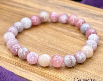 Sunstone Beaded Bracelet | Natural Gemstone Crystal Stacking Jewellery