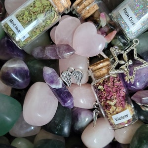 Crystal Confetti - Fairy Mix | Deluxe Crystal Confetti | Crystal Charm Scoop | Crystal Confetti | Crystal Mix | Unique Gifts