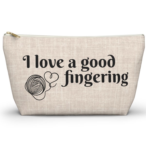 Funny Project Bag Gift for Knitters Project Bags Funny Gift Idea Knitting Lovers Gift for Yarn Lovers Bags for Knit Sock Projects Funny Bag