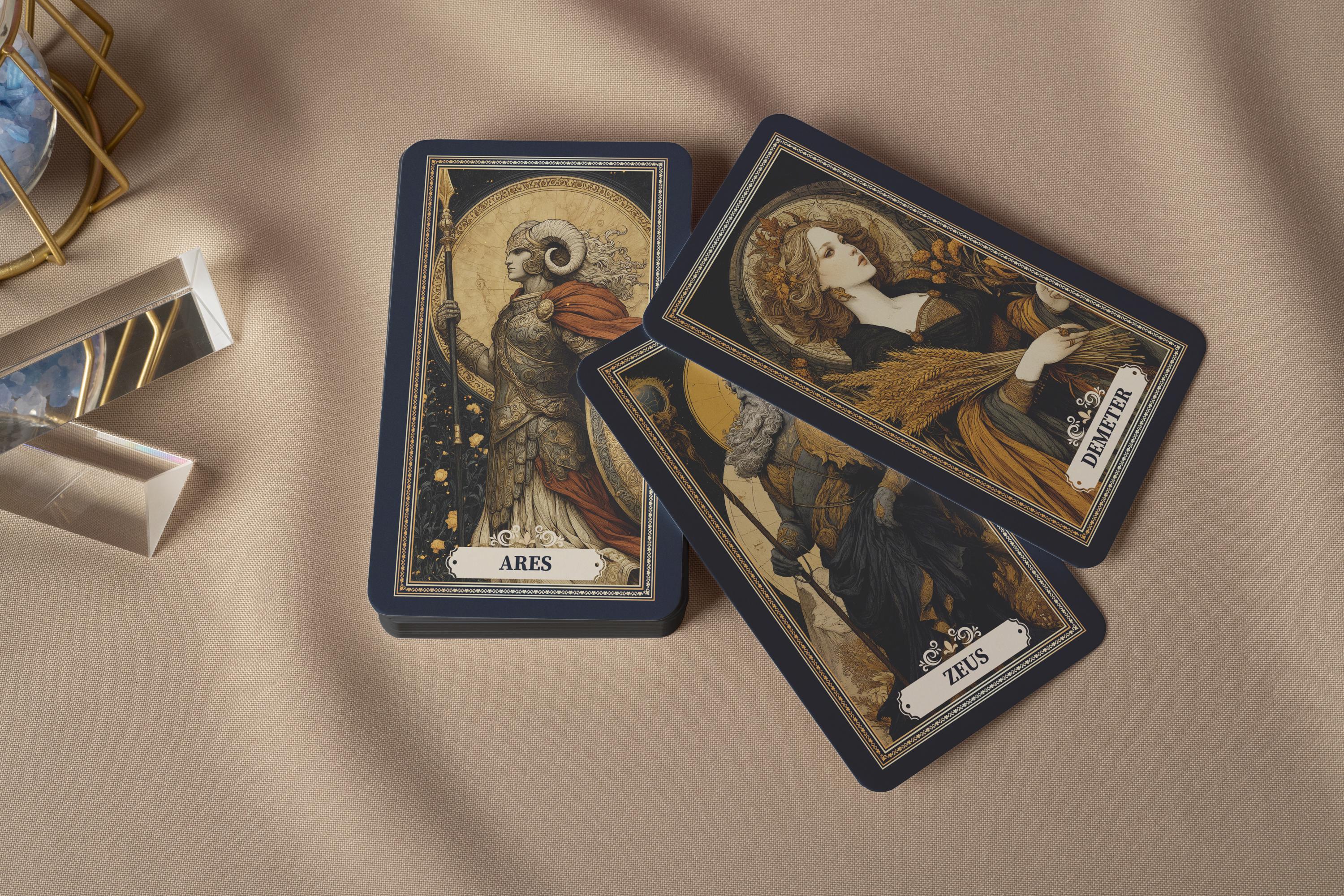 Mythology Oracle Card Deck | Greek Roman Gods & Goddesses | Divination ...