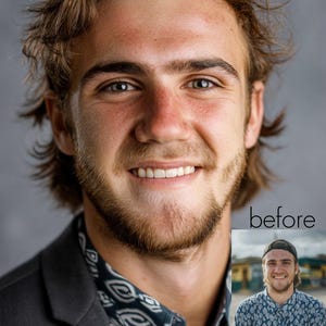 Custom LinkedIn Headshot: Professional Digital Portrait from Selfie (PNG Download, 4 Variations, 24H Delivery)