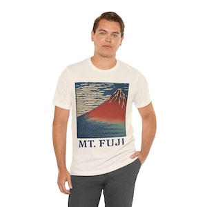 Vintage Mount Fuji Graphic Tee, Nature Lover Gift, Casual T-Shirt, Adventure Apparel, Travel Souvenir, Unisex Graphic Shirt