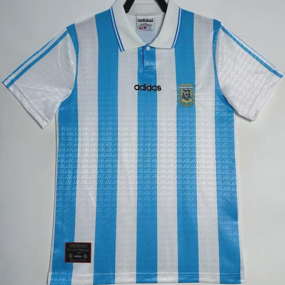 1994 Argentina Home Retro Football Jersey
