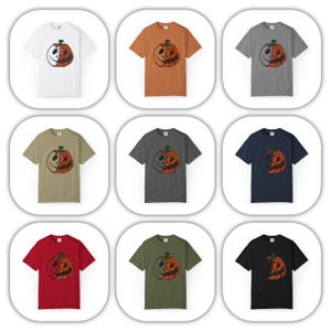 Jack Skellington Halloween T-shirt, Pumpkin Face Tee, Halloween Parent Shirt, Nightmare Before Christmas, Fall Fashion, Jack O Lantern Shirt image 5