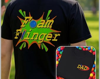Nerf Gun Shirt for Dad, Fun Dad Tee Shirt, Father's Day Gift, Boy Dad T-Shirt, Family Nerf War, Funny Dad Apparel, Gift for Dads, 90’s Style