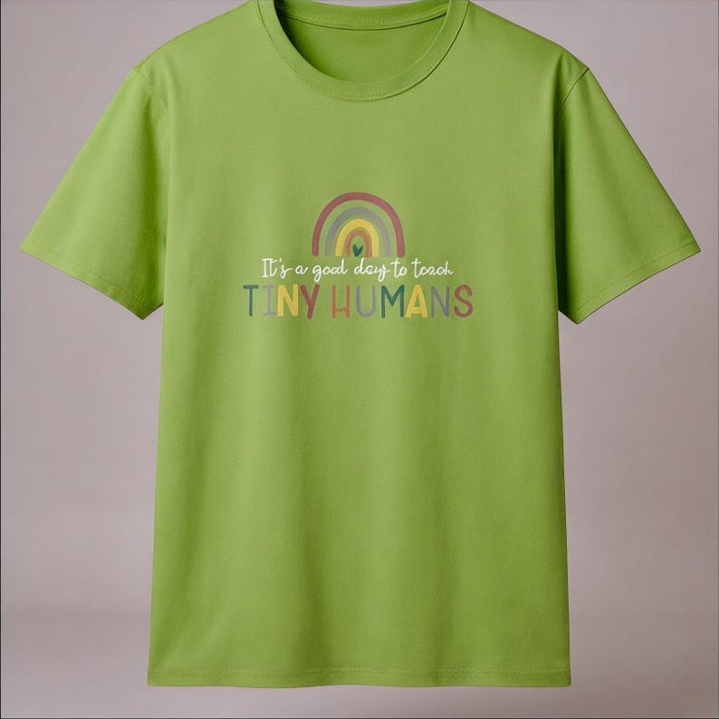 Funny Teacher Apparel, Elementary School T-Shirt, Teaching Tiny Humans, Educator Gift, Teaching Tee, Back to School Shirt, Classroom Shirt image 3