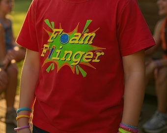 90's Style Nerf Shirt for Kids, Nerf Clothing for Youth, Kid's Graphic Nerf Tee, Teenager T-Shirt, Retro Nerf Shirt, Boys' Trendy Shirt
