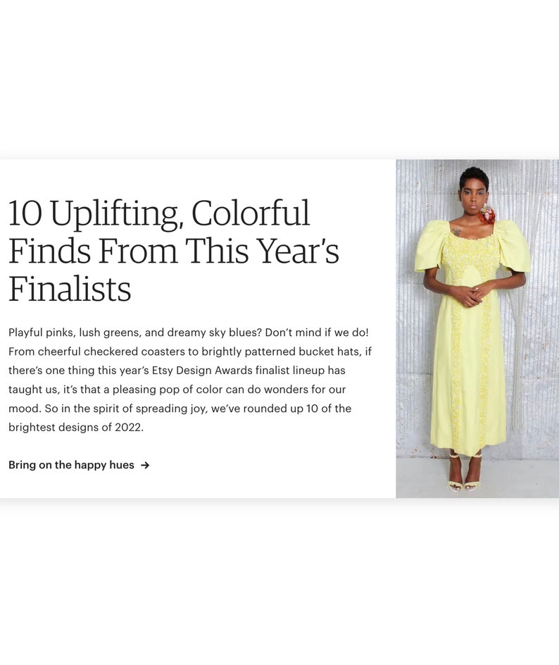 Floral Maxi Yellow Dress Etsy Design Awards Finalist Upcycled PUFF Sleeves Filipiniana Barong Talalog Ceremonial Gown // Tatiana Andrade image 5