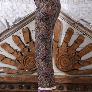 BAROQUE Rococo TAPESTRY Pants Brocade Jacquard Lace Hem Trousers // Tatiana Andrade image 8