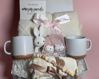 New Parents Gift Box, New Baby Gift Box, Mom & Dad Gifts,New Baby Gift Basket,New Parent Care Package, Baby Shower Gift, Gender Neutral Gift