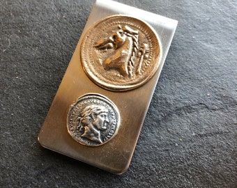 Money Clip with coins