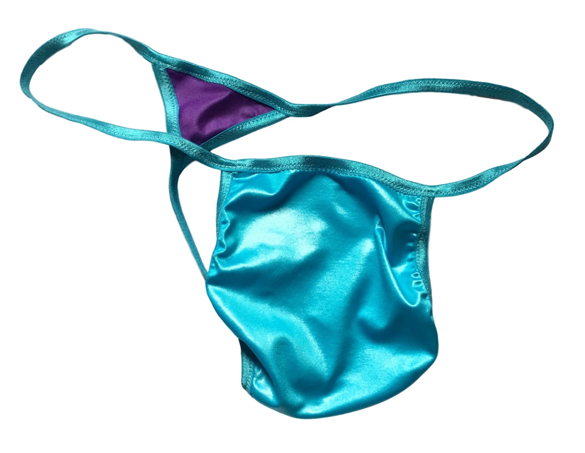 Men's G String Thong Stretchy Wet Look Spandex WILD NEONS Etsy Australia