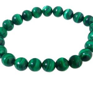 AAA Natural Malachite Beaded Bracelet, Malachite Beads Bracelet For Man/Women, Adjustable Bracelet, Malachite Stretch Bracelet
