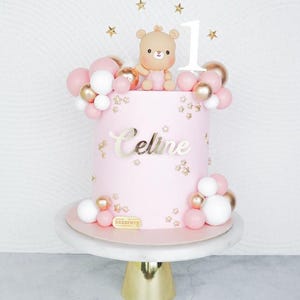 Personalized Acrylic Cake Topper: Custom Names, Wedding, Birthday, Hampers