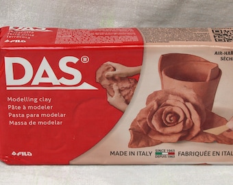 Arcilla de modelar DAS, terracota italiana, secado al aire (500 g)
