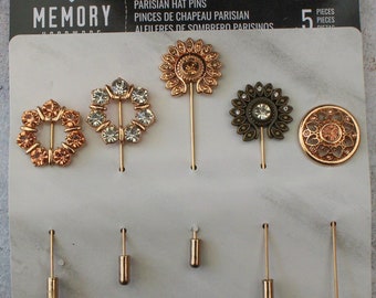 5 alfileres parisinos para sombreros (Memory Hardware) por Frank Garcia, Prima Marketing Journal