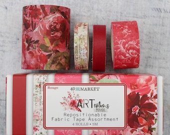 FABRIC Tape 49 and Market ART Options Rouge 4 rolls 5m each