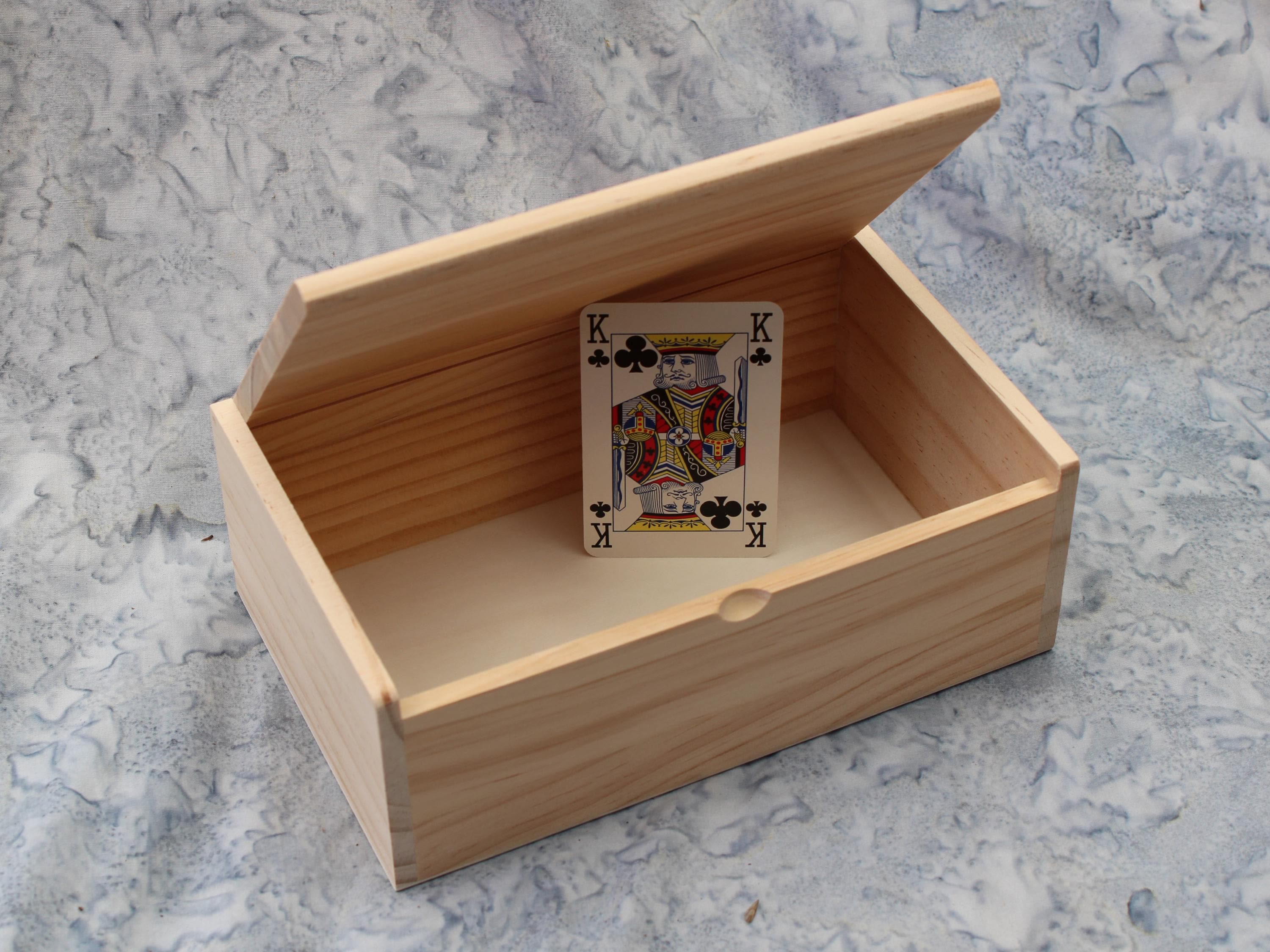 Wood Box With Lid New Alterable Unfinished Larger 8x5x3 - Etsy