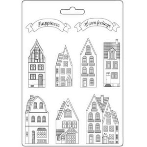 Mjuk form för Cozy House från Stamperia dockhusby