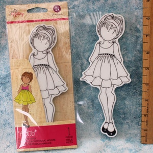 Julie Nutting Abby Doll Cling Stamp