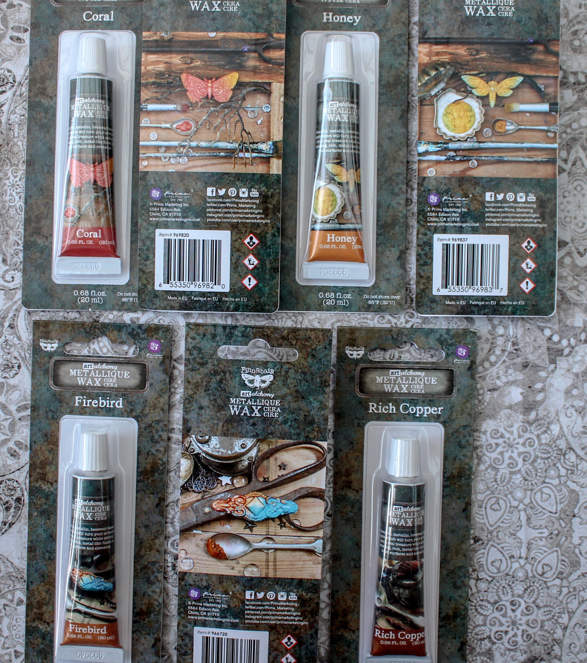 Wax Beeswax Metallique Paste Finnabair Art Alchemy Prima 