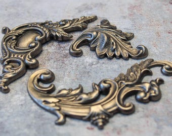 Flourish Adornments Tim Holtz idea-ology metal swirls