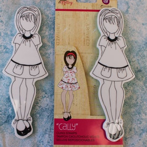 Julie Nutting Cally Doll Cling Stamp