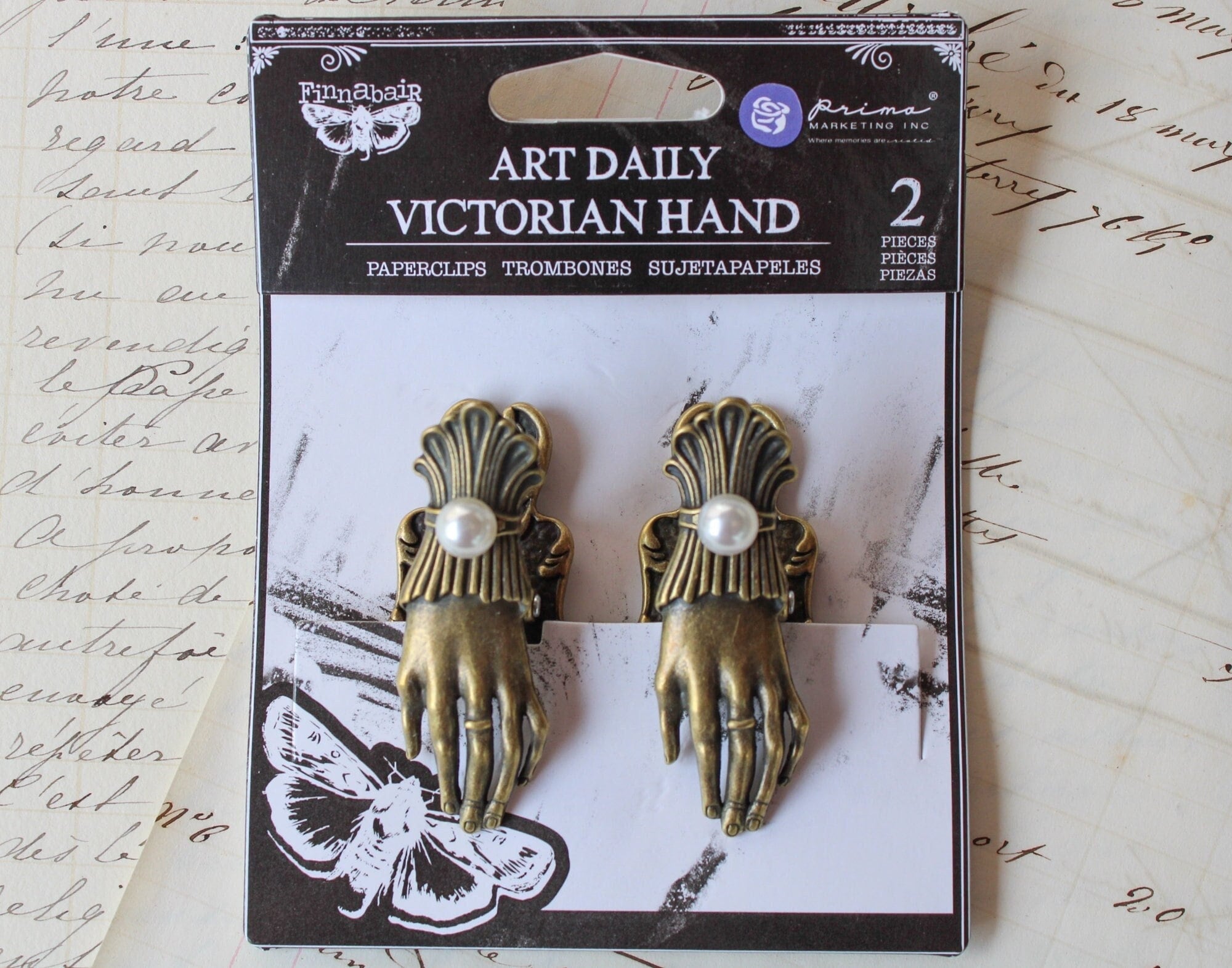 2 Victorian Hands Paper Clips Finnabair Art Daily Prima 2 Victorian Hands Paper Clips Finnabair Art Daily Prima