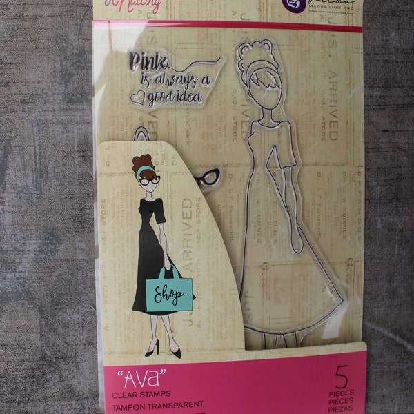 Prima Marketing JN912963 Julie Nutting Mixed Media Cling Rubber Stamp