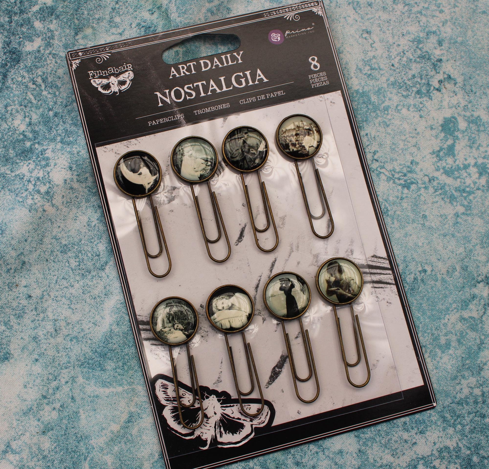 8 Nostalgia Paper Clips Art Daily Photo bubbles Prima Marketing Journal