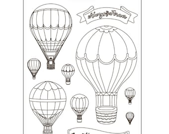 Air Balloon Soft mold from Stamperia Timeless Balloons