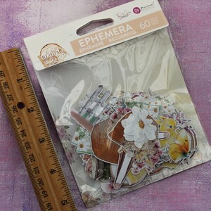 In Full Bloom 60 pieces die cut springtime ephemera 画像 2